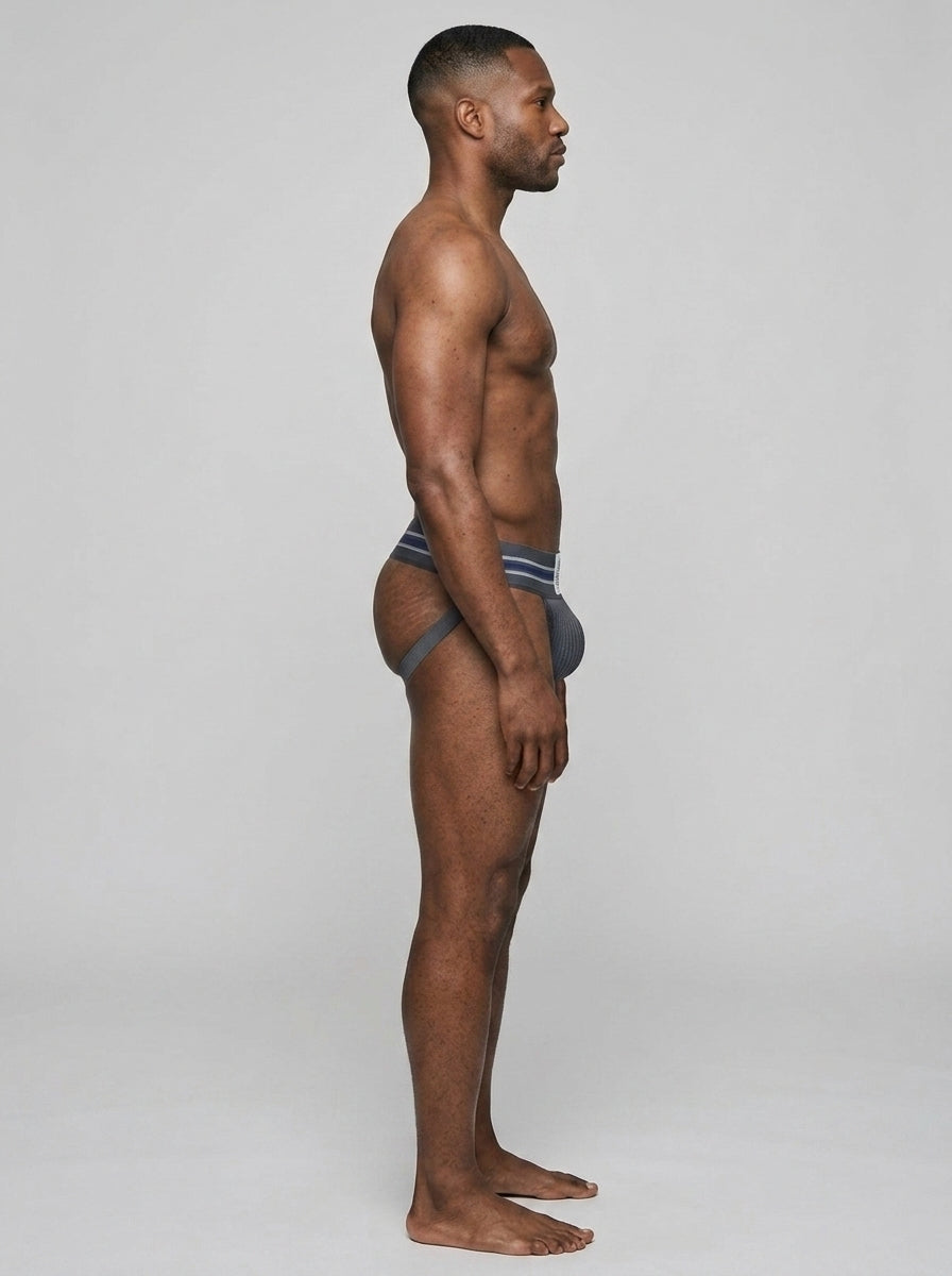 Core Jock - Zaddy Grey 3"