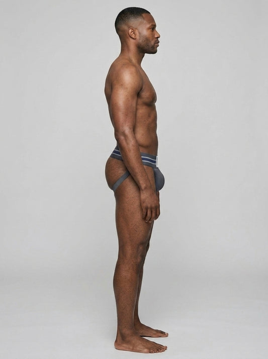 Core Jock - Zaddy Grey 3"